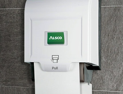 Paper towel dispenser from Alsco