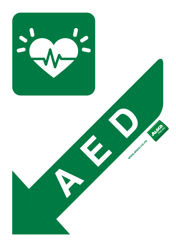 Defibrillator Signs | Alsco New Zealand