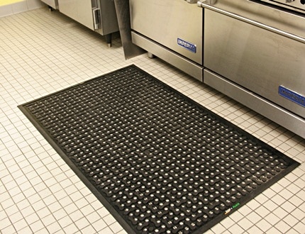 Alsco anti-fatigue mats suitable for standing employees