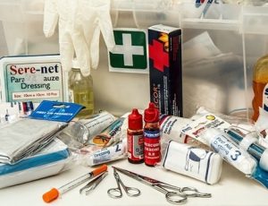 First aid kit set