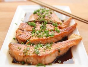 Honey-Soy Broiled Salmon