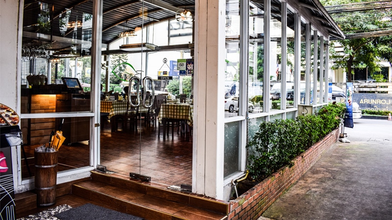 how to create a restaurant business plan exterior view of a restaurant