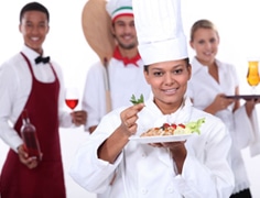 how to create a restaurant business plan kitchen staff wearing neat and clean uniform