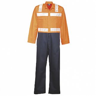 Industrial Two Tone Cotton Overall with Tape