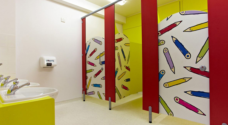 Primary school washroom