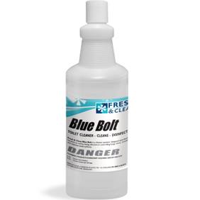 Blue Bolt Flip Cap Applicator Bottle Label 1L