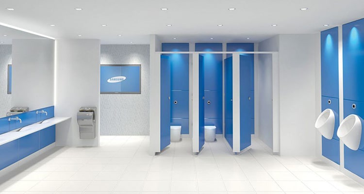 Eclipse Glass Toilet Cubicle