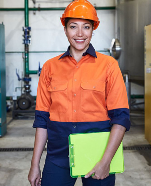 female industrial worker