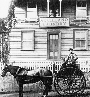 From this building in Auckland New Zealand’s biggest laundry started.